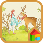 Deer&Girls DodolLauncherTheme ไอคอน