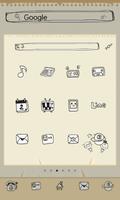 Doodle dodol launcher theme اسکرین شاٹ 2