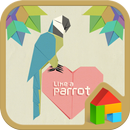 Parrot dodol launcher theme APK