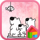 White bear dodollauncher theme آئیکن