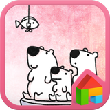 White bear dodollauncher theme simgesi