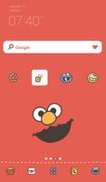 Red dodol launcher theme الملصق