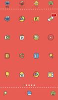 Red dodol launcher theme スクリーンショット 2