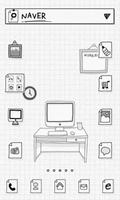 workroom Dodol launcher theme Affiche