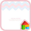 A zig-zag launcher theme dodol