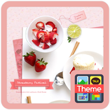 strawberry dessert S icône