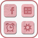 Lovely Pink icon theme APK