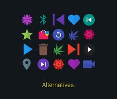 Glim - Flat Icon Pack скриншот 2