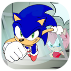 Super Sonic runner helps Amy ไอคอน