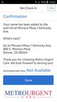 برنامه‌نما Net Check In Metro Urgent Care عکس از صفحه