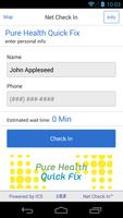 Net Check In - Pure Health Quick Fix captura de pantalla 1