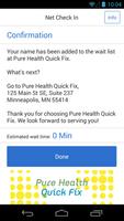 Net Check In - Pure Health Quick Fix capture d'écran 2