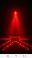 Disco luzes de laser Cartaz