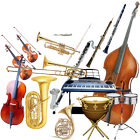 Tocar instrumentos musicais ícone
