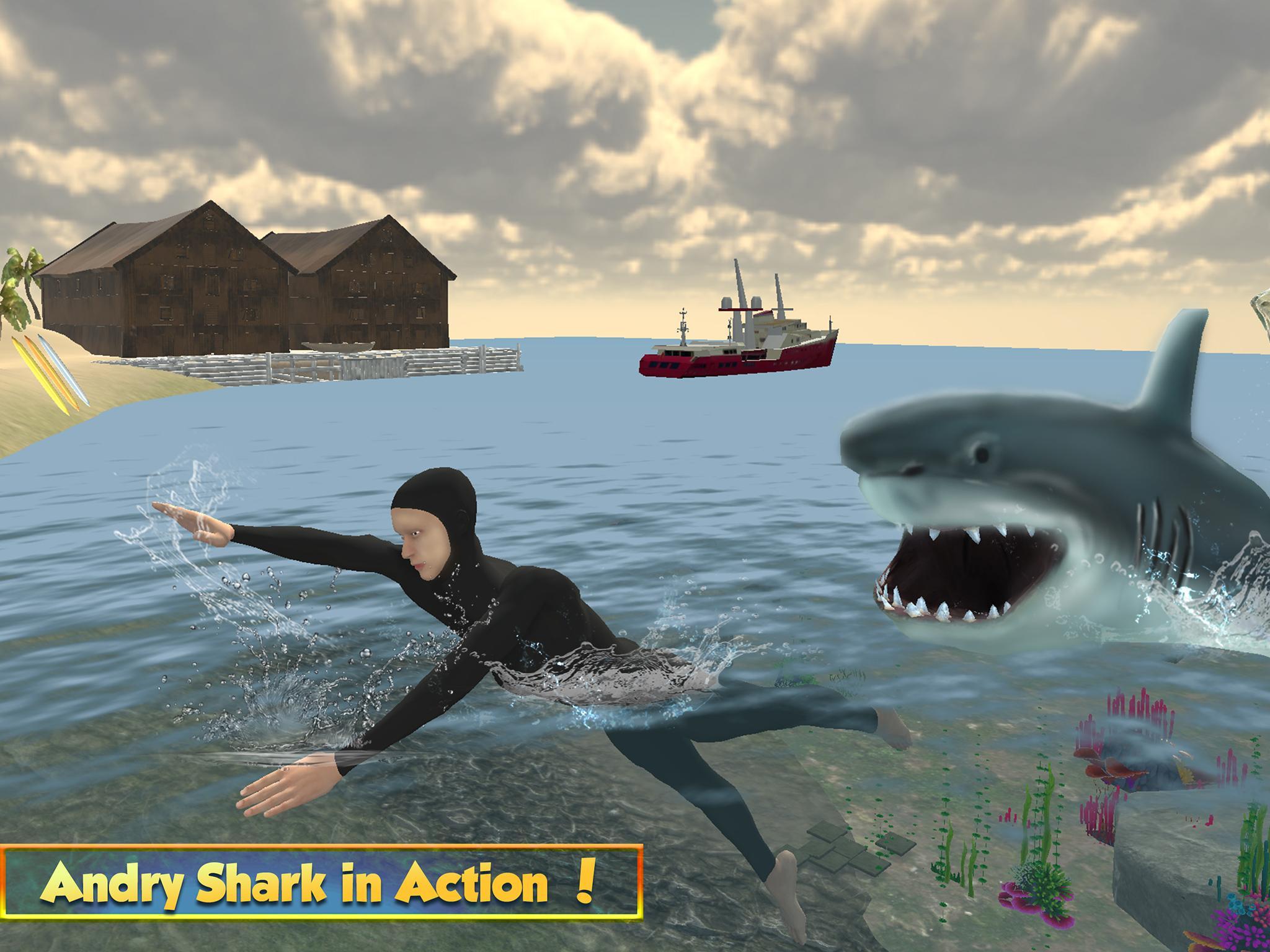 Life Of Great White Shark For Android Apk Download - megalodon roblox