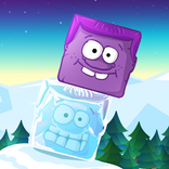Icy Purple Head  - cool physics slide block