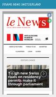 FRAME NEWS SWITZERLAND plakat