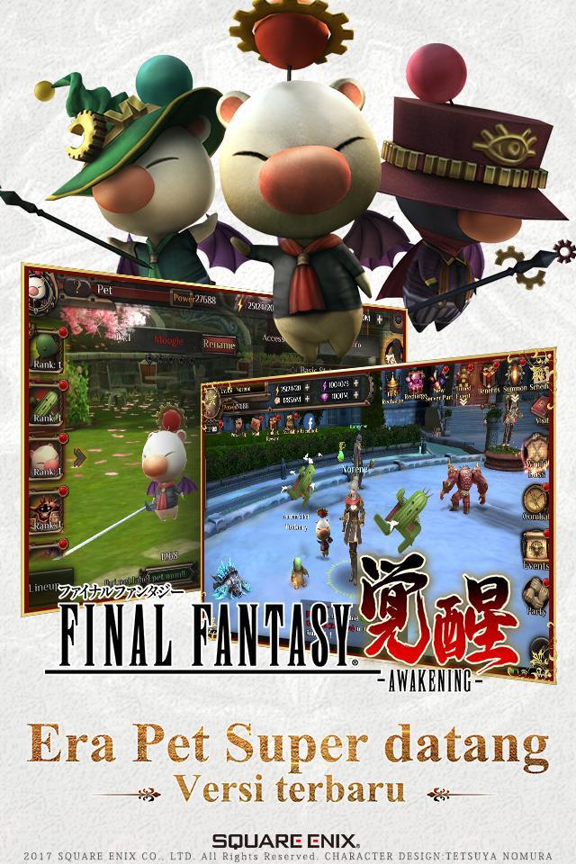Final Fantasy Awakening 3d Arpg Lisensi Resmi Se For Android