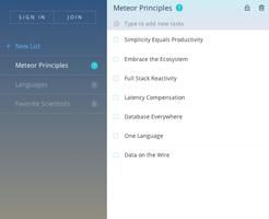 Meteor Todos screenshot 2