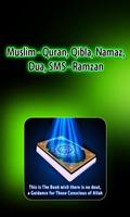 Muslim Ramzan App - Quran, Qibla, Namaz, Dua, SMS پوسٹر
