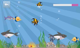 Fish World game for kids Affiche