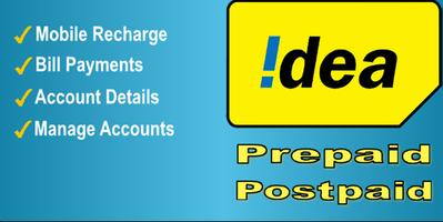 Idea Mobile Prepaid/Postpaid پوسٹر