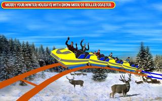 Roller coaster games 3d: water park fun Affiche