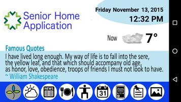 Senior Home App پوسٹر