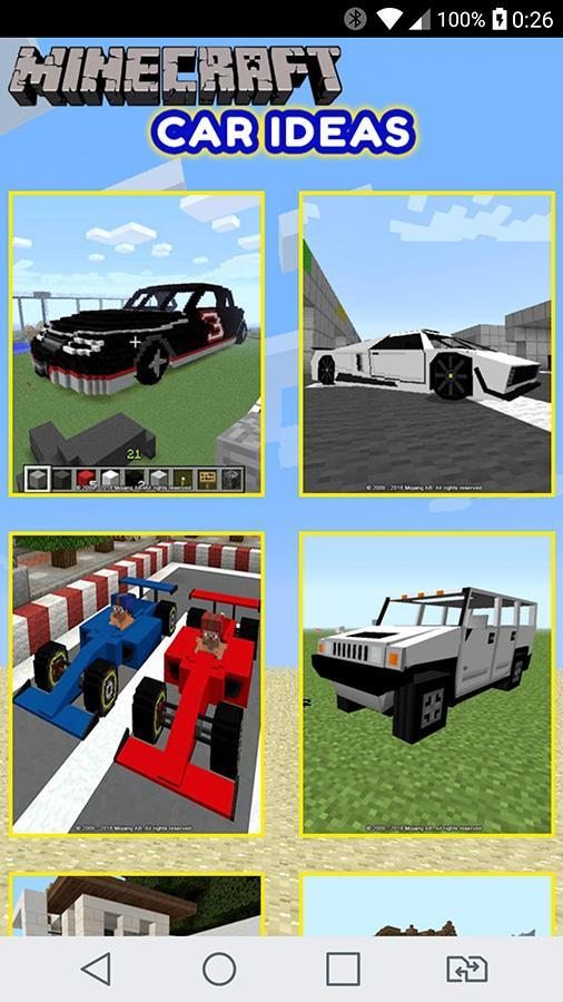 18 Minecraft Car Mods For Pe Ideas For Android Apk Download