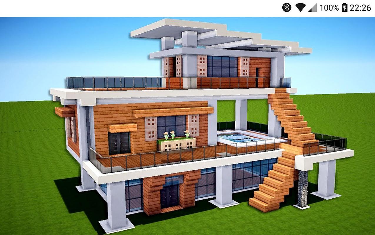 Simple Modern Minecraft House Ideas - Design Talk