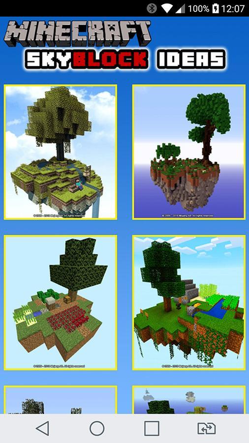 Skyblock Minecraft 2018 Survival Island Ideas For Android Apk Download - skyblock roblox islands ideas