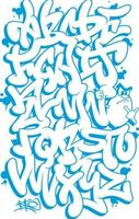 Drawing graffiti alphabet styles Plakat