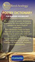 BOSNIAN - POETRY DICTIONARY Poster