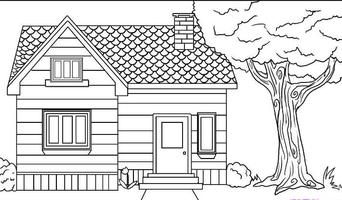 ideas how to draw house Ekran Görüntüsü 2