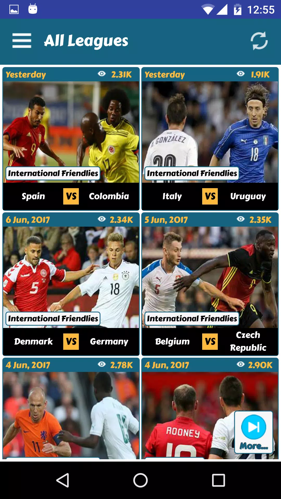 Football Cafe (Highlights, Live Score, News etc.) APK for Android Download