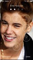Justin Bieber Lock Screen Walpaper captura de pantalla 3
