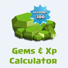Gems n XP Calc Clash of Clans biểu tượng