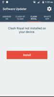 Update OS , Clash Clan , Clash Royal n Whatsapp capture d'écran 1