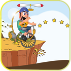 Fly Bike Jeffy Adventure icône
