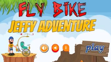 Fly Bike Jeffy Adventure Affiche