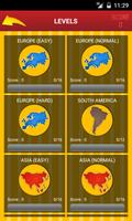 Guess Country Maps Quiz تصوير الشاشة 1