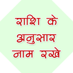 राशि अनुसार नामकरण