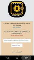 BTC Free Faucet - Earn Free Bitcoin Affiche