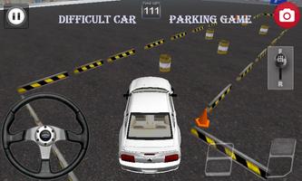 Difficult car parking game постер