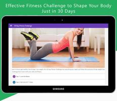 30 Day Fitness Challenge capture d'écran 2