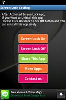 Touch Screen Off and Lock Plakat
