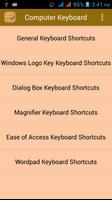 Poster Computer Keyboard Shortcuts