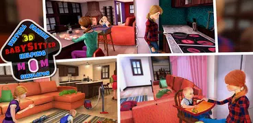 Real Family Babysitter Helping Mom Simulator 3D