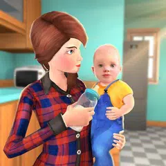Real Family Babysitter Helping Mom Simulator 3D APK 下載