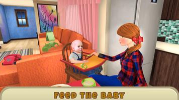 Real Family Babysitter Helping Mom Simulator 3D imagem de tela 2